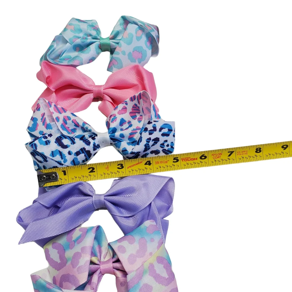 NWOT Girls Bundle Tye Dye Bucket Hat & Hair Bows 5 Pack